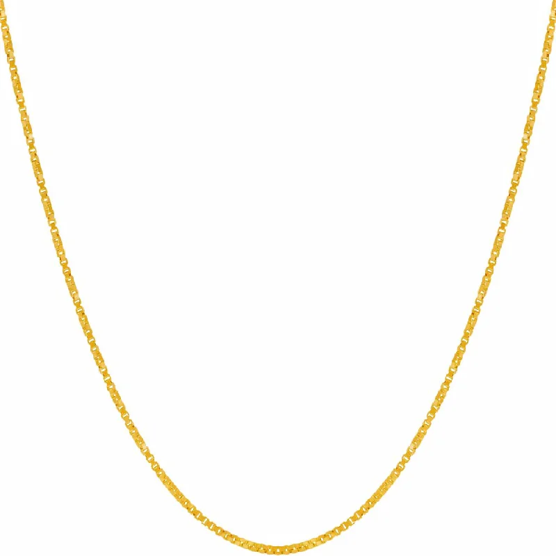 1.2mm Twisted Box Chain Necklace