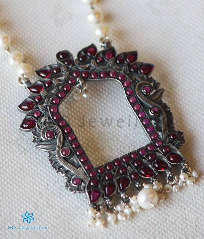 The Sannidhi Silver Pearl Necklace