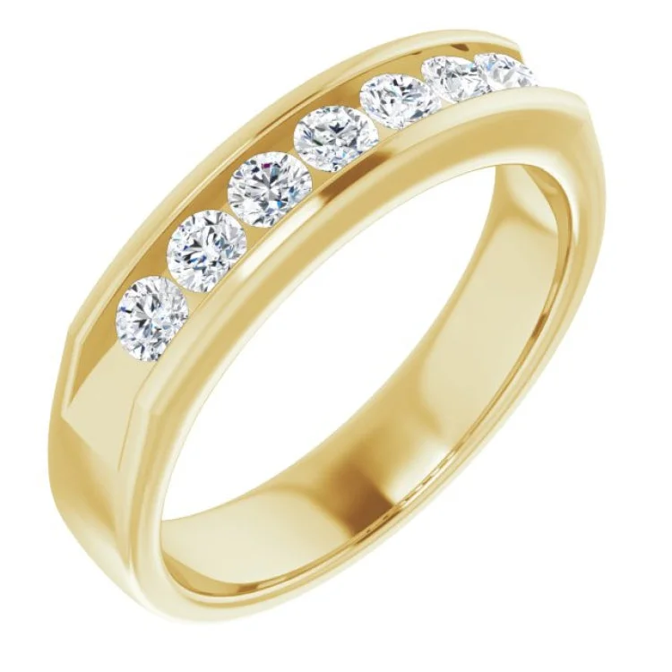 14K Yellow 3/4 CTW Natural Diamond Ring