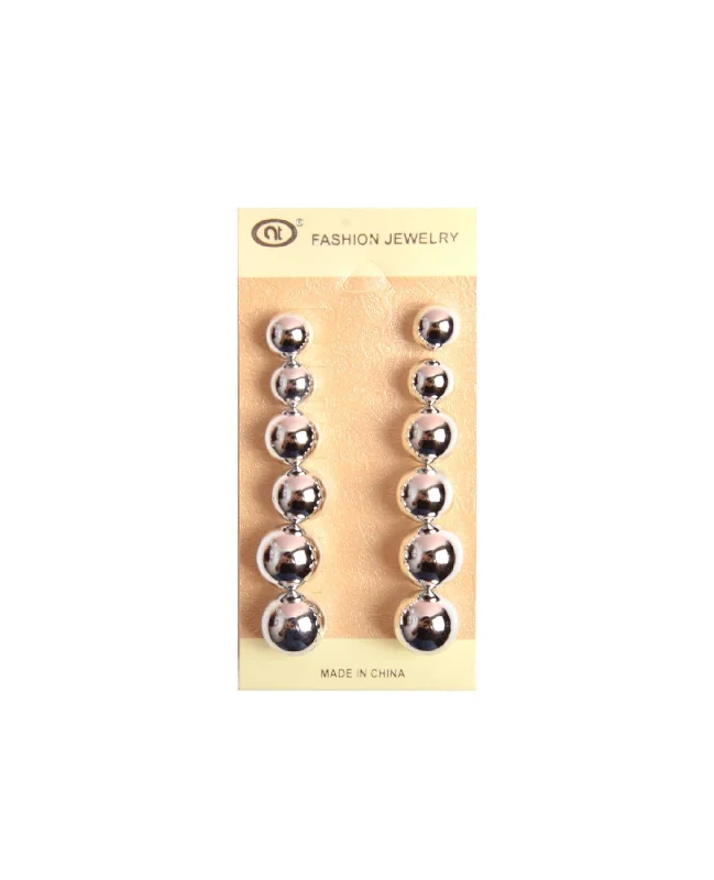 Metal balls Earrings Set