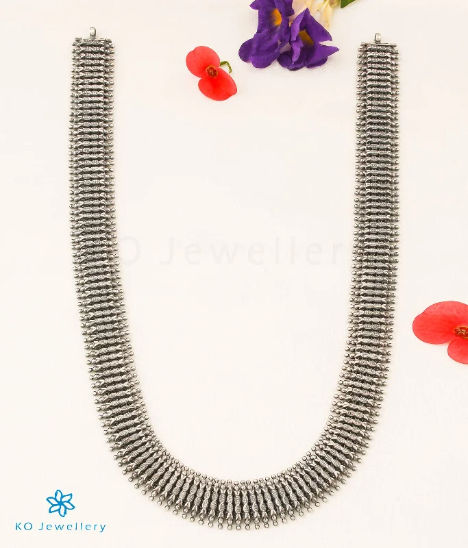 The Prashanti Silver Necklace/Waistbelt (Oxidised)