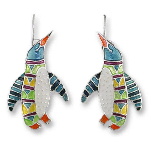 Penguin Radiance Earrings ( 1 " Tall)