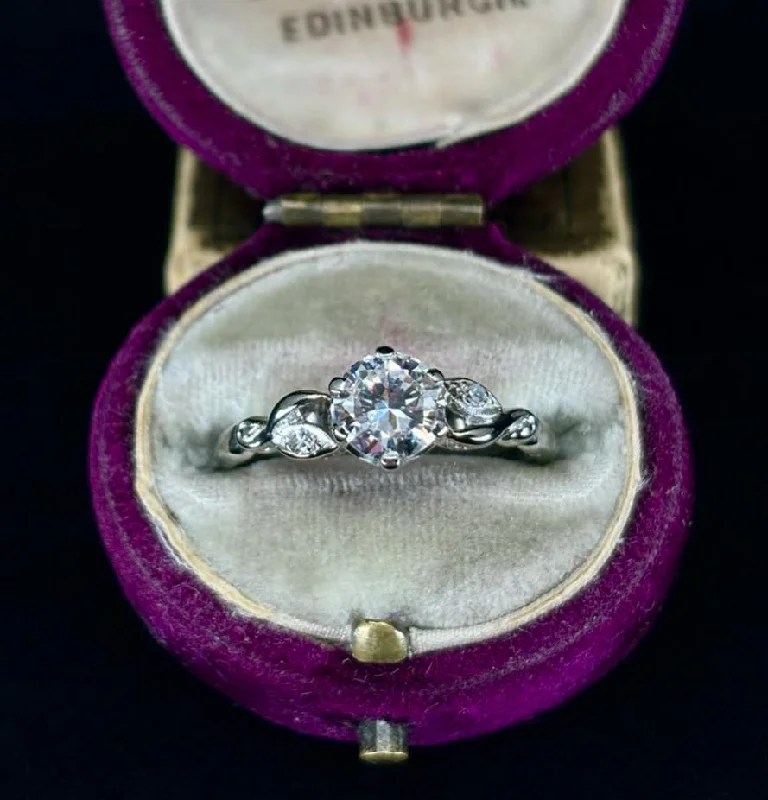 1950s Diamond Engagement Ring