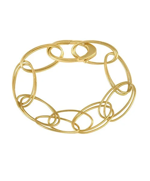 Double Oval Link Bracelet 176-JSA