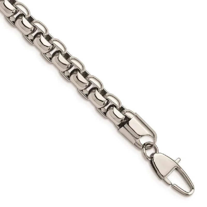 Stainless Steel Polished 9in. Bracelet