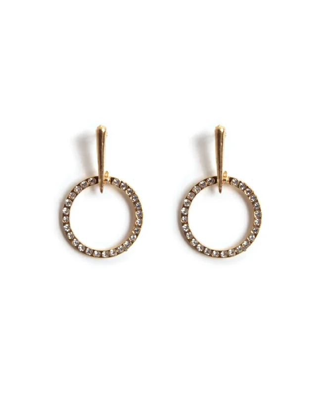 Stones In A Circle Earrings