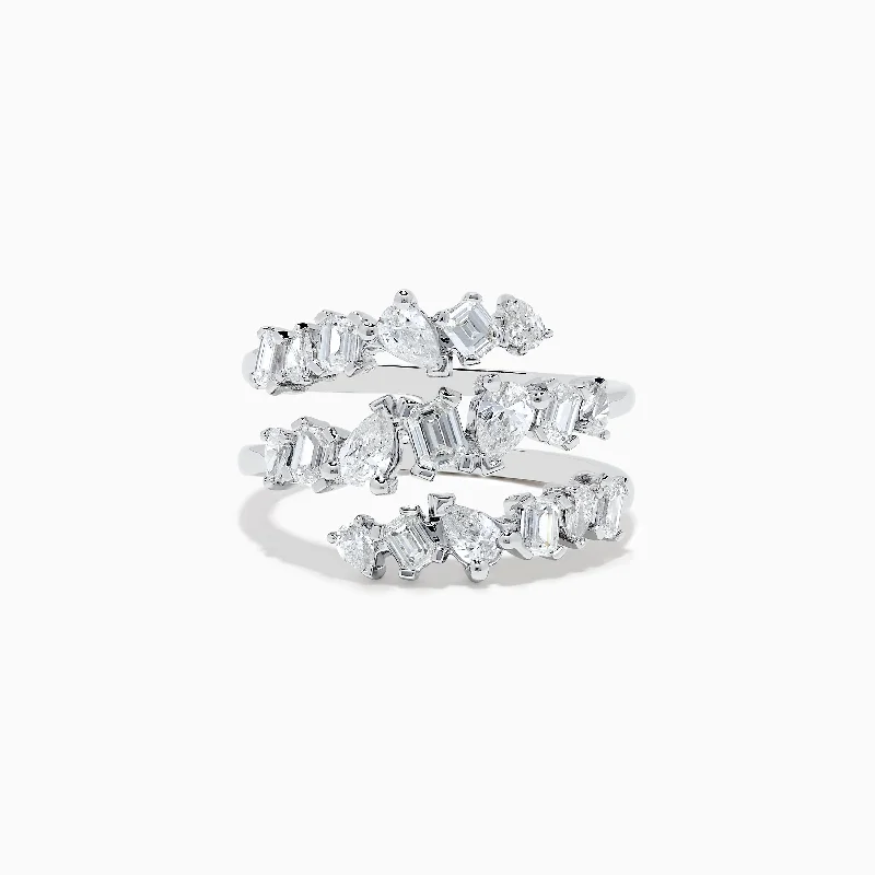 Pave Classica 14K White Gold Diamond Ring