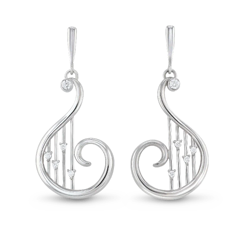 Lyre Earrings