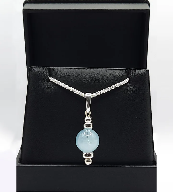 AQUAMARINE- PENDANT/NECKLACE