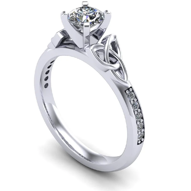 Celtic Engagement Ring AYLIN-1-PLATINUM-ROUND