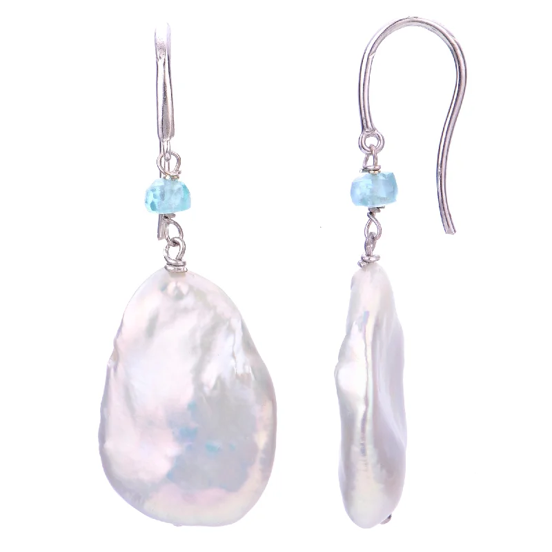 Sterling Silver Freshwater Pearl Earring