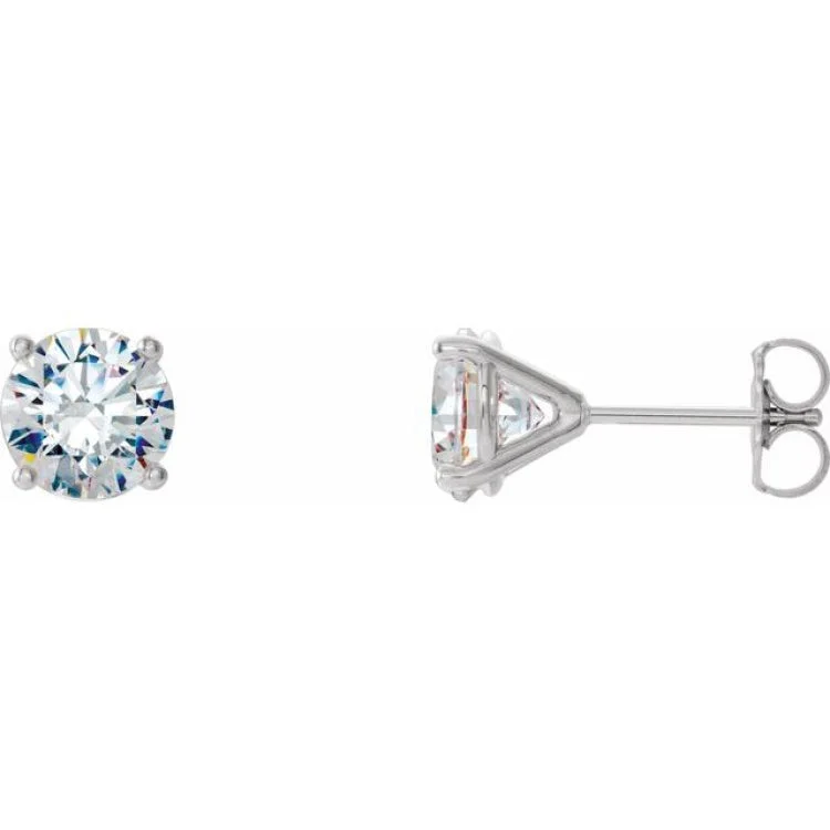 Platinum 2 CTW Natural Diamond Cocktail-Style Earrings