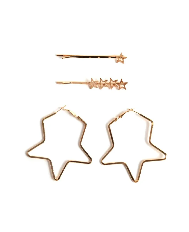 Bright Stars Earrings Set