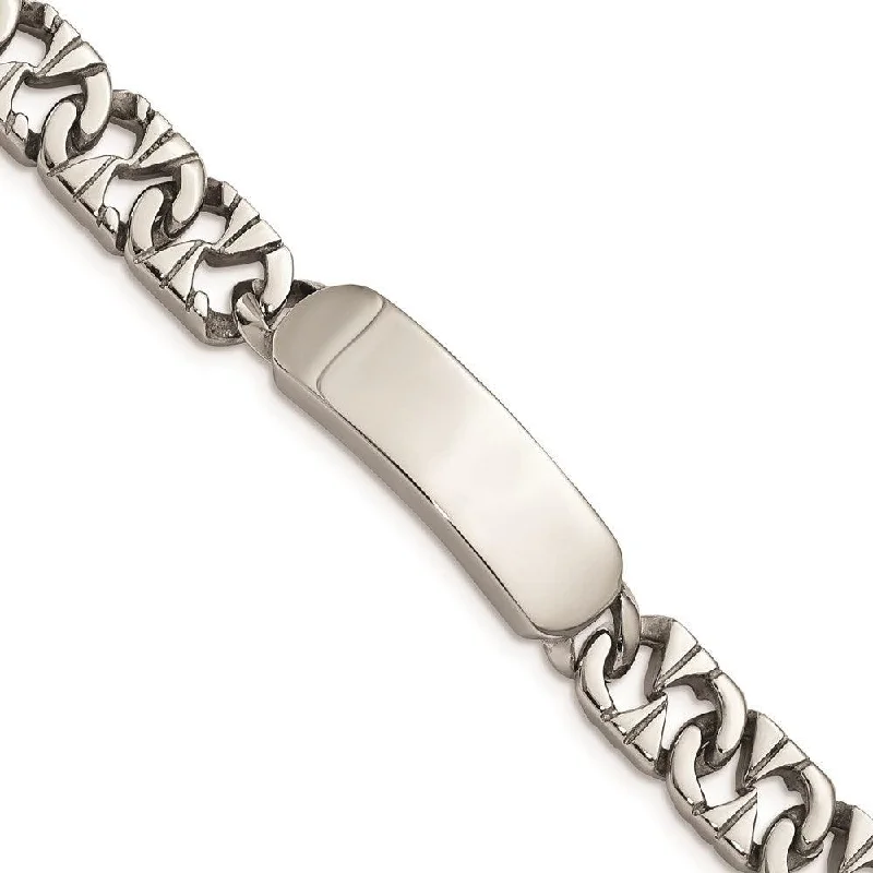 Stainless Steel Polished ID Bracelet