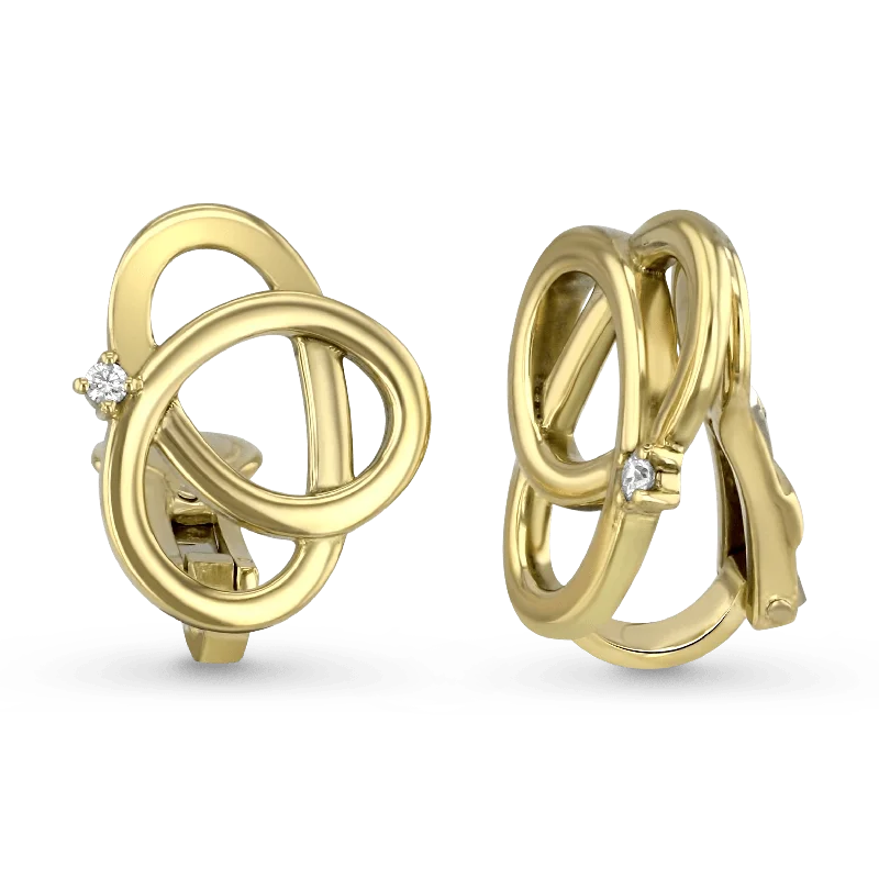 Bowline Clip Earrings