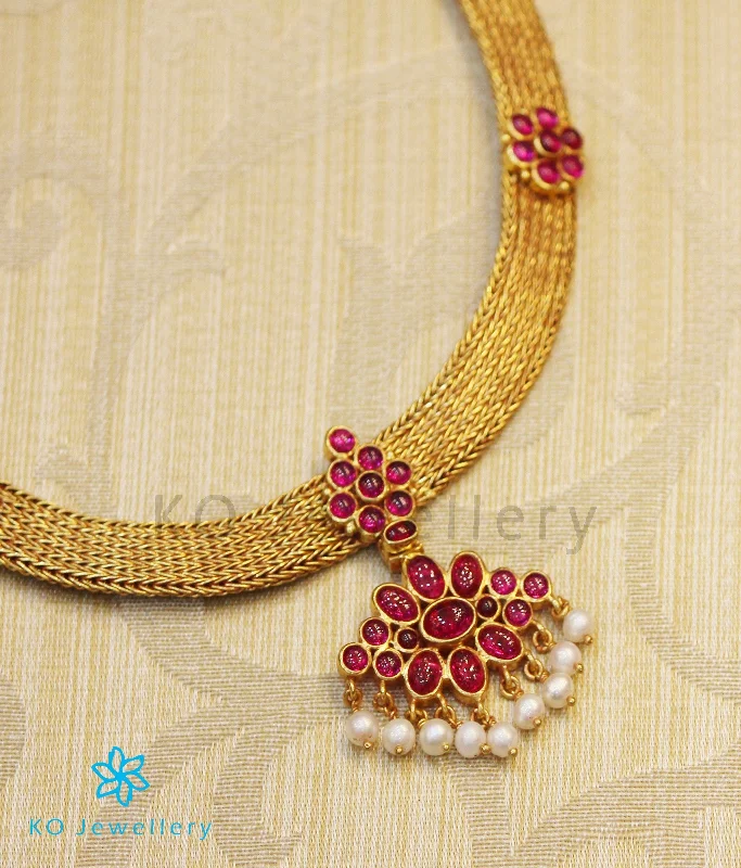 The Virajita Addigai Silver Necklace