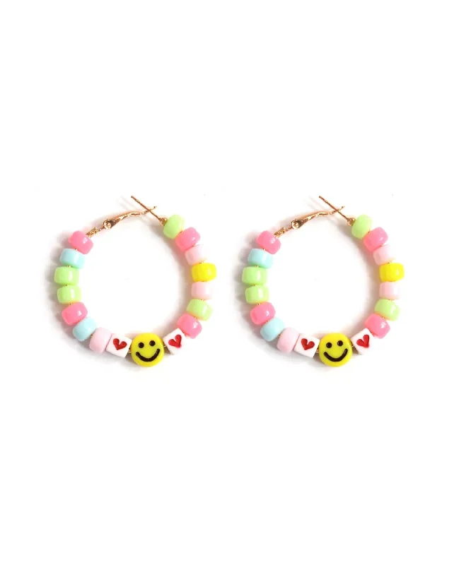 Smile Hoop Earring